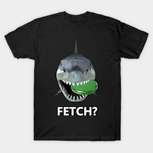 Shark with Frisbee - Fetch! T-Shirt